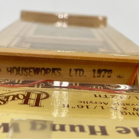 Houseworks Dollhouse Double Hung Window 1:12 Wood Unfinished #5000 Vintage NOS - Picture 7 of 11